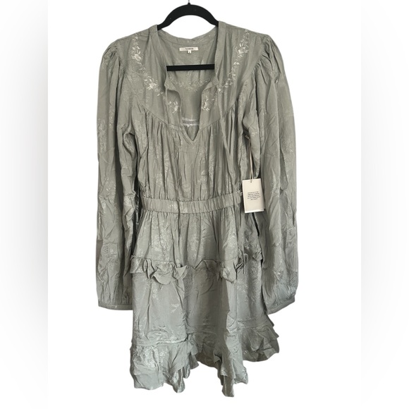 Tularosa Kimora Embroidered Mini Dress in Blue Abyss NWT - Picture 4 of 5